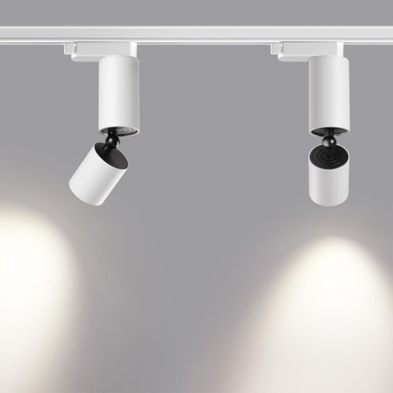 Трехжильный однофазный трековый светодиодный светильник Novotech Tubo 359318 600лм 5Вт