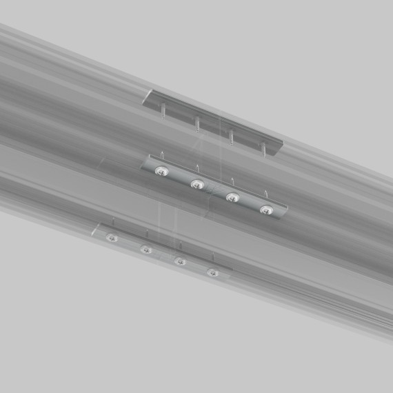 Комплект из 4 соединителей для шин в демпферные натяжные потолки Maytoni Slott Exility TRA034D-C-42S