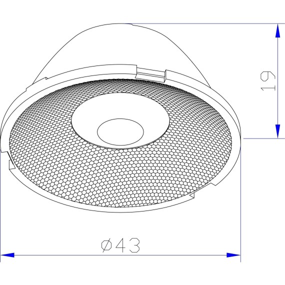 Сменная линза 24град (для светильников серии Focus с диам. плафона 52мм) LensD38-24