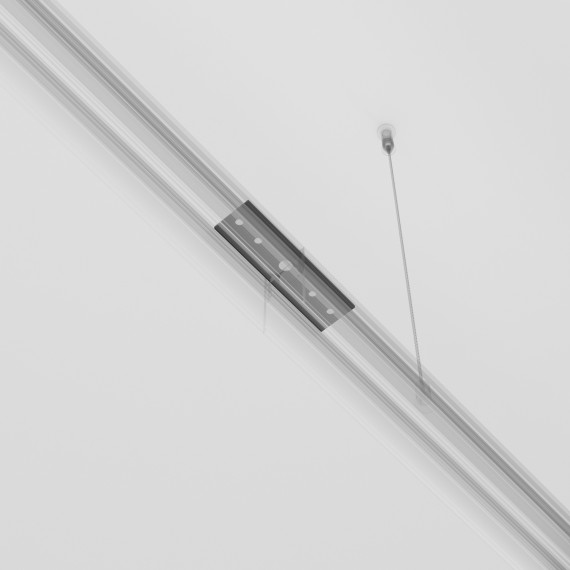 Прямой коннектор 1шт для накладных шинопроводов Maytoni Exility TRA034C-21B