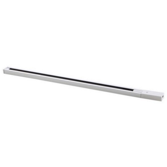 1м белый однофазный двужильный накладной шинопровод Crystal Lux CLT 0.11 01 L1000 WH