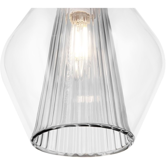 Подвесной светильник с 1 плафоном Freya FR5133PL-01GR Copita под лампу 1xE14 40W