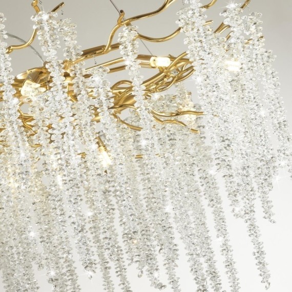 Люстра хрустальная Odeon Light 5005/8C Banche под лампы 8xG9 40W