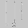 Напольный светильник (торшер) Maytoni MOD258FL-L15BS3K