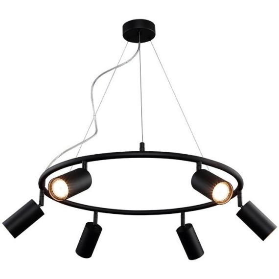 Светильник подвесной Crystal Lux CLT 015C6 D600 BL