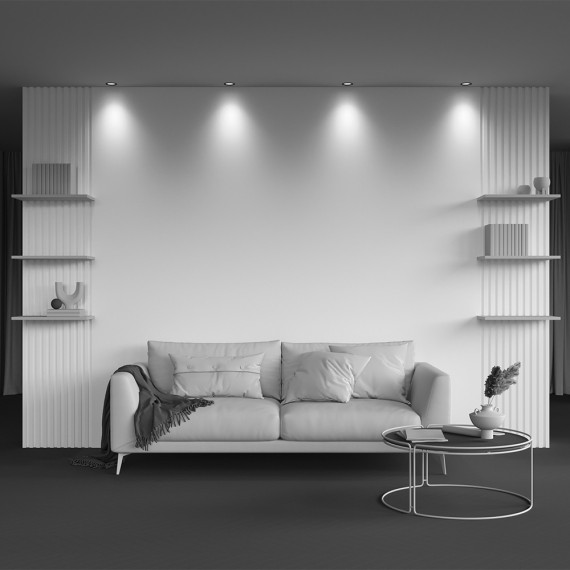 Встраиваемый светильник Technical DL058-7W4K-BS