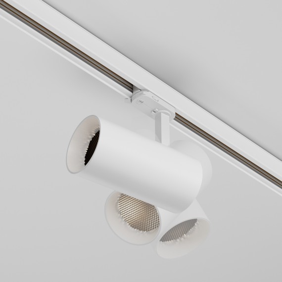 Трековый трехфазный светодиодный светильник Maytoni Trinity Focus Led TR197-3-40WCCT-M-W