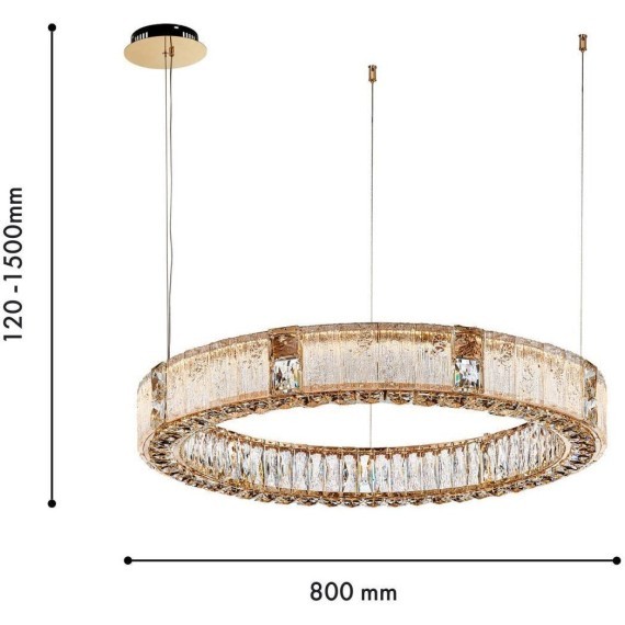 Подвесной светильник Templum 4204-8P
