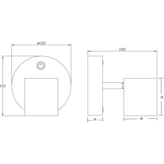 Спот Freya FR10006CW-L6B