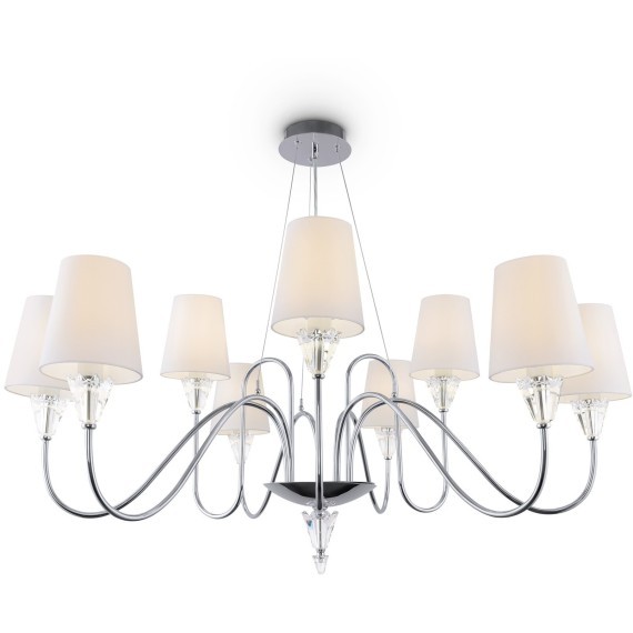 Люстра подвесная Maytoni MOD078PL-09CH Florero под лампы 9xE14 40W