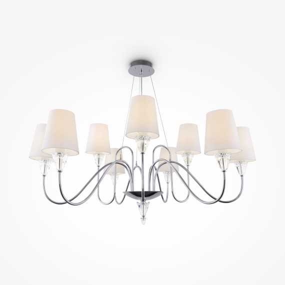 Люстра подвесная Maytoni MOD078PL-09CH Florero под лампы 9xE14 40W