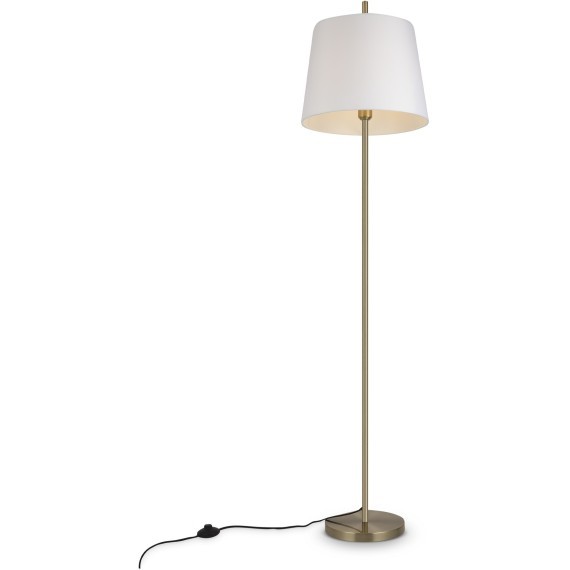 Торшер с абажуром Freya FR5118FL-01BS Sandy под лампу 1xE27 40W