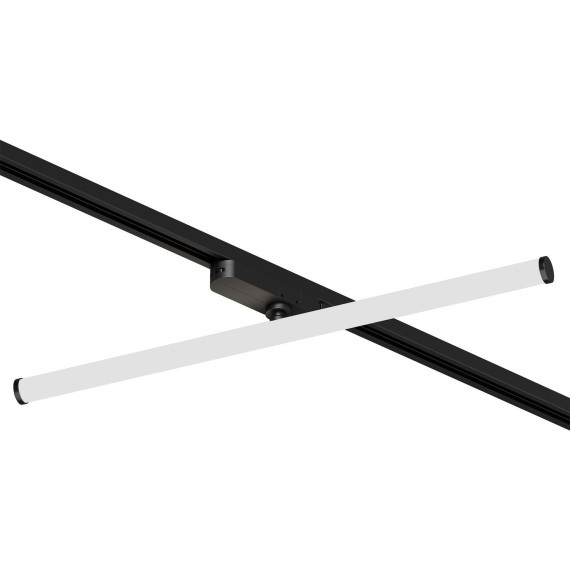 Однофазный двужильный светодиодный трековый светильник Denkirs DK6648-BK Strom 4000К 1400Лм CRI90+ 300° 15Вт