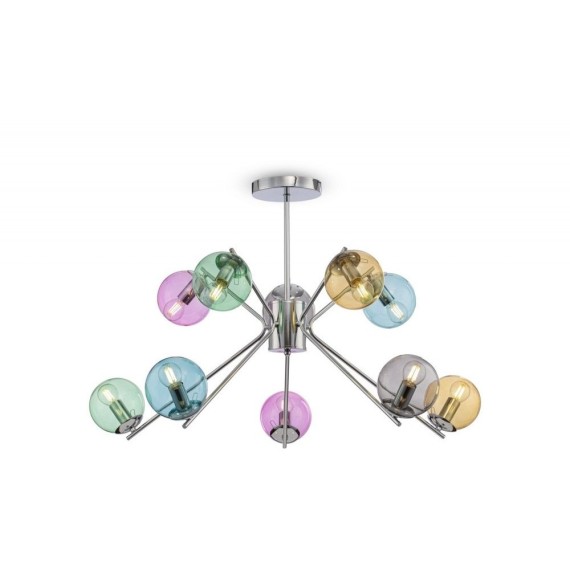 Люстра потолочная Freya FR5083PL-10CH Nancy под лампы 10xE14 40W