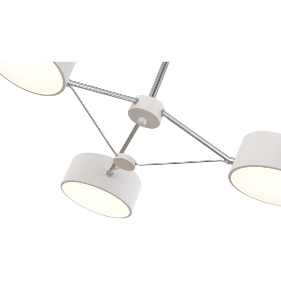 SLE6005-502-03 Светильник потолочный Белый, Хром/Белый LED 3*10W VALLE