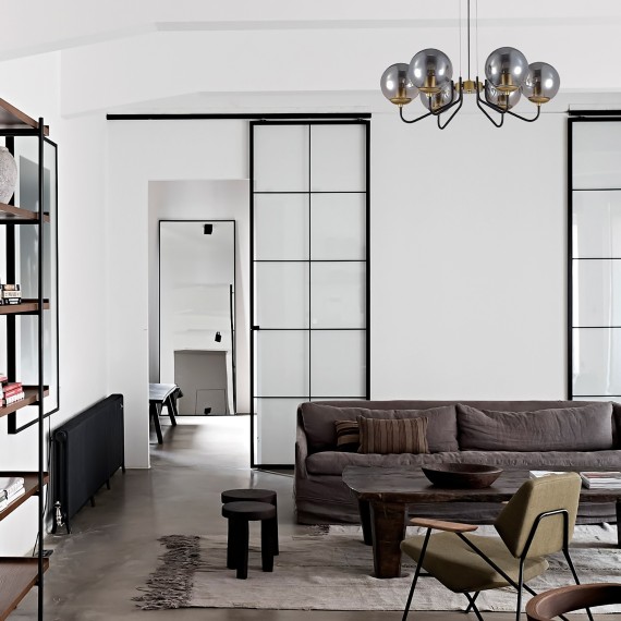 SLE1097-301-01 Светильник настенный Матовое золото/Дымчатый E27 1*60W SCORZE