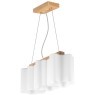 Подвесной светильник с 3 лампами Lightstar 802135 Nubi legno под лампы 3xE27 120W