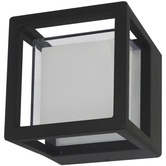 SL9504.401.01 Светильник уличный настенный ST-Luce Черный/Белый LED 1*5W 4000K ALCENO