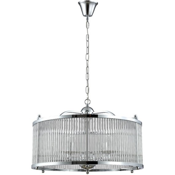 Люстра Crystal Lux TADEO SP6 D600 CHROME/TRANSPARENTE