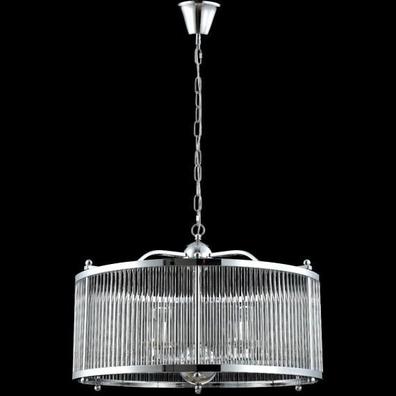 Люстра Crystal Lux TADEO SP6 D600 CHROME/TRANSPARENTE
