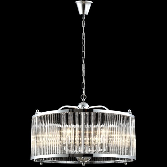 Люстра Crystal Lux TADEO SP6 D600 CHROME/TRANSPARENTE