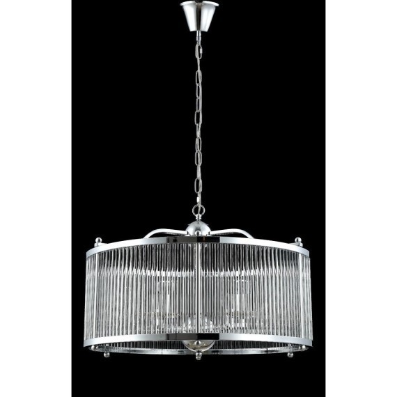 Люстра Crystal Lux TADEO SP6 D600 CHROME/TRANSPARENTE