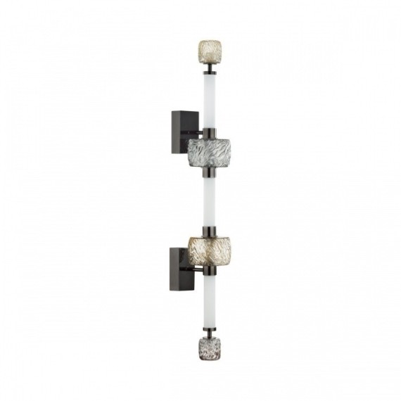 5427/34WL L-VISION ODL_EX24 21 черный хром/белый/дымчатый/коньячный/металл/стекло/акрил Бра LED 34W 3000K KLIFF