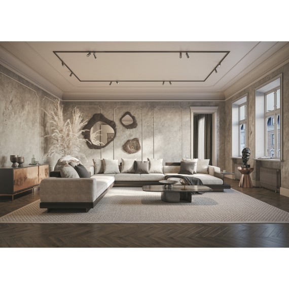 Однофазный двужильный светодиодный трековый светильник Maytoni Unity TR021-1-12B3K-Z-B Focus Zoom 3000К 900Лм CRI90+ 50° 12Вт