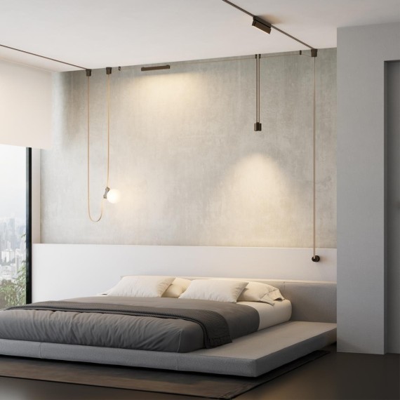 359472 Трековый ременный светодиодный SMART светильник c доп. механическим перекл. цветности Novotech EASY CRI90+ 3000-6000К 440Лм 32° 6W TUYA, Алиса, Wi-Fi