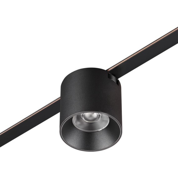 359472 Трековый ременный светодиодный SMART светильник c доп. механическим перекл. цветности Novotech EASY CRI90+ 3000-6000К 440Лм 32° 6W TUYA, Алиса, Wi-Fi