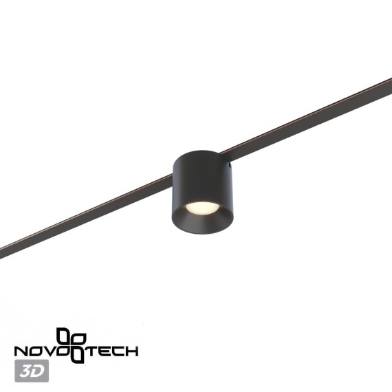 359472 Трековый ременный светодиодный SMART светильник c доп. механическим перекл. цветности Novotech EASY CRI90+ 3000-6000К 440Лм 32° 6W TUYA, Алиса, Wi-Fi