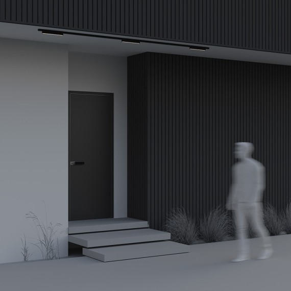 Уличный трековый светильник Maytoni Basis Exility IP 4000К 12Вт 120° O-TR02-1-S-12WB4K