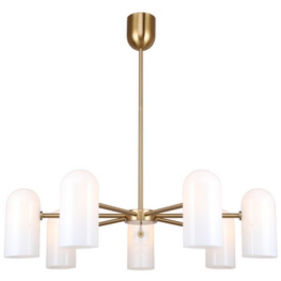 4619-7P, подвесная люстра, D750xH445/745, 7xG9x40W, excluded