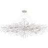 Люстра с 16 лампами E14 Crystal Lux REINA V2 SP12 L1500 SILVER PATINA 3582/312V