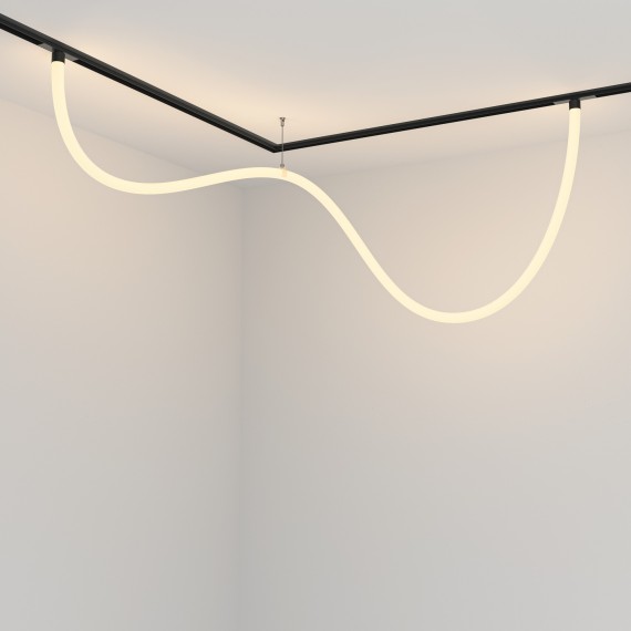 TR101-2-50W3K-B Трековый магнитный светодиодный светильник Maytoni Exility CRI90+ 3000К 2800Лм 360° 50Вт