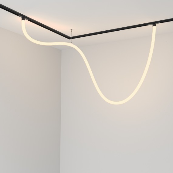 TR101-2-50W3K-B Трековый магнитный светодиодный светильник Maytoni Exility CRI90+ 3000К 2800Лм 360° 50Вт