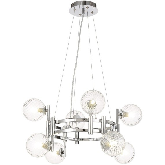 Люстра Crystal Lux LUXURY SP8 CHROME