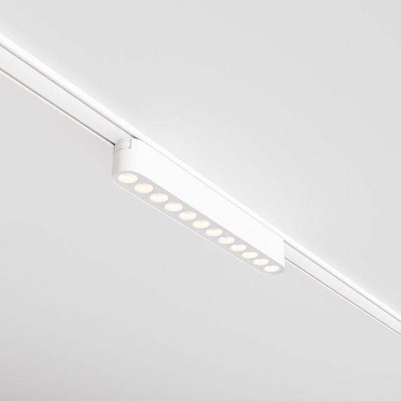 TR082-1-12W4K-M-W Трековый магнитный светодиодный светильник Maytoni Radity 48V CRI90+ 4000К 1400Лм 36° 12Вт