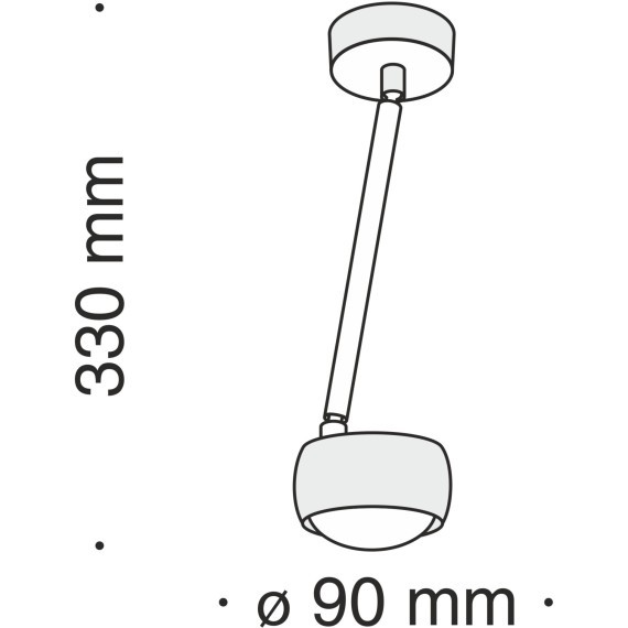 Потолочный светильник Technical MOD072CL-L8W3K