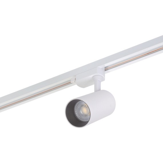 Однофазный двужильный светодиодный трековый светильник Denkirs DK6040-WH SOLID Morud 4000К 2160Лм CRI90+ 24° 24Вт