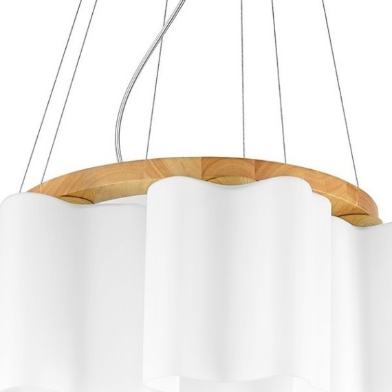 Люстра подвесная Lightstar 802165 Nubi legno под лампы 6xE27 240W