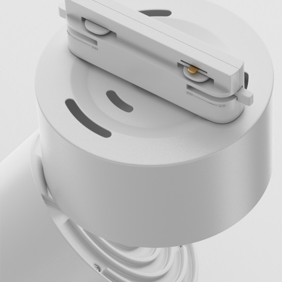 Однофазный двужильный светодиодный трековый светильник Maytoni Unity TR084-1-15W4K-W Yin 4000К 1120Лм CRI90+ 24° 15Вт