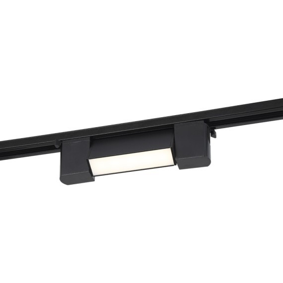Однофазный двужильный светодиодный трековый светильник Crystallux CLT 0.31 010 6W BL M4000K 4000К 480Лм CRI80+ 120° 6Вт