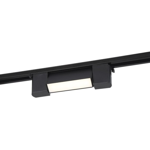 Однофазный двужильный светодиодный трековый светильник Crystallux CLT 0.31 010 6W BL M4000K 4000К 480Лм CRI80+ 120° 6Вт