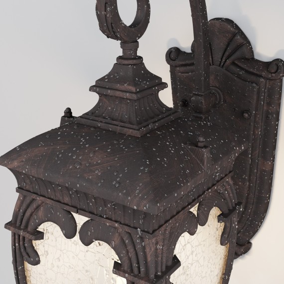 Уличный настенный светильник Maytoni O414WL-01BZ Fleur IP44 под лампу 1xE27 60W