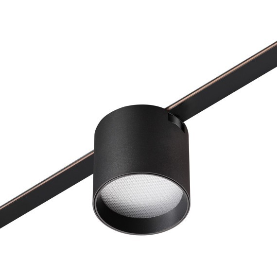 359473 Трековый ременный светодиодный SMART светильник c доп. механическим перекл. цветности Novotech EASY CRI90+ 3000-6000К 320Лм 24° 6W TUYA, Алиса, Wi-Fi