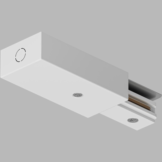 Ввод питания для накладных однофазных шинопроводов Denkirs TR1100-WH