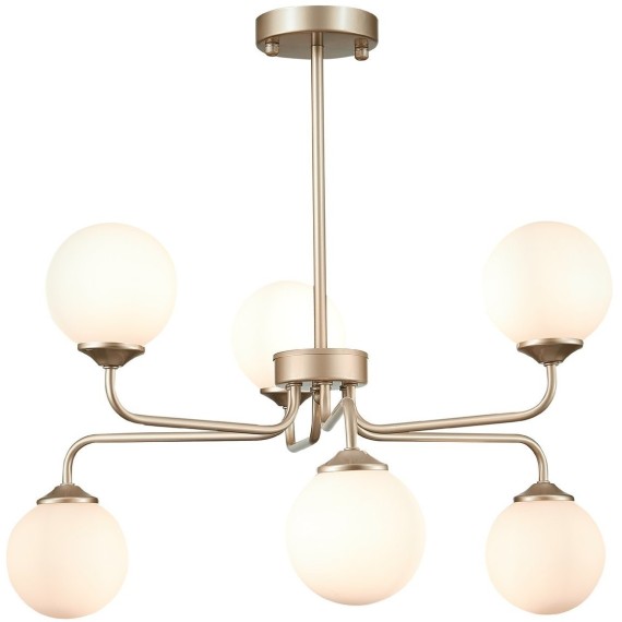 SLE106203-06 Светильник подвесной ST-Luce Золотистый/Белый G9 LED 6*5W REDJINO