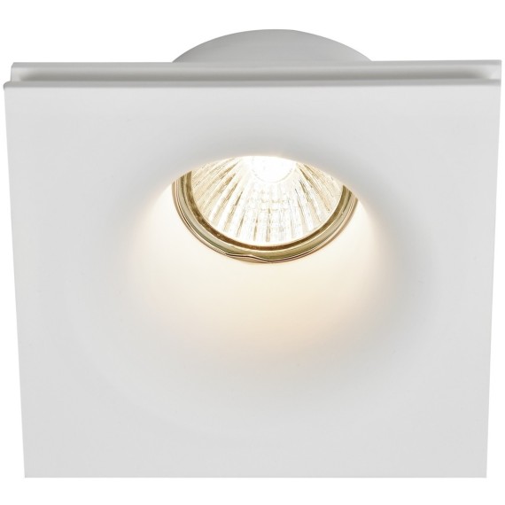 Гипсовый светильник под покраску Maytoni DL001-1-01-W Gyps Modern под лампу 1xGU10 35W