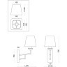 Настенный светильник (бра) Freya FR5266WL-01CH